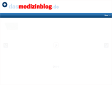 Tablet Screenshot of dasmedizinblog.de